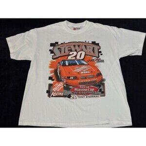 Tony Stewart Home Depot Winston Cup Champ Mens Medium Chase SHIRT Nascar VINTAGE